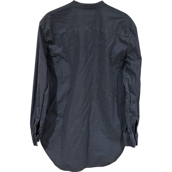 James Perse Gray Long Sleeve City Hipster Ripstop Button Up Women’s Size M - Picture 4 of 10